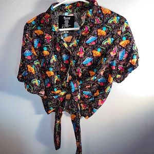 mushroom tie shirt!